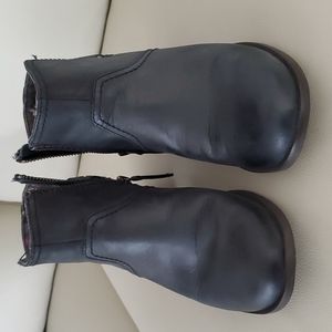 Teva Foxy Black Leather Booties